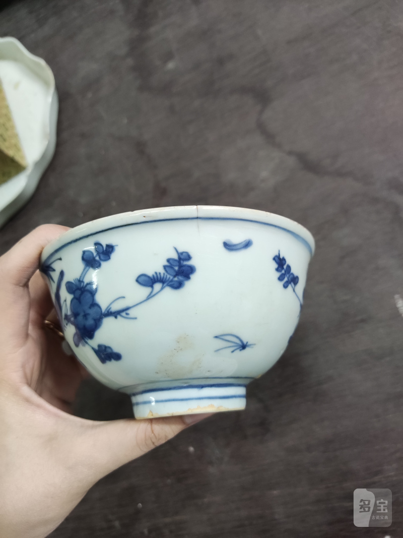 明 青花喜上眉梢纹碗 - 图7